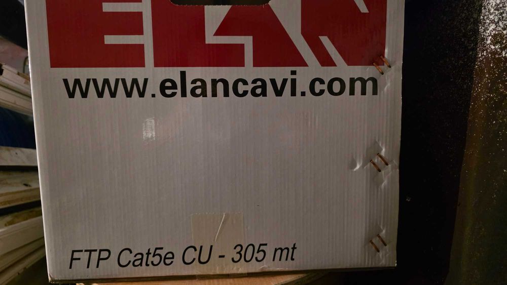 Cablu FTP CAT 5e cupru masiv (3 cutii)