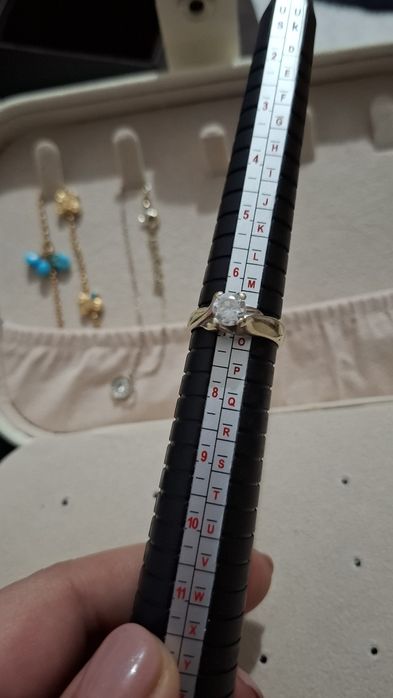 Inel aur 14k aur alb