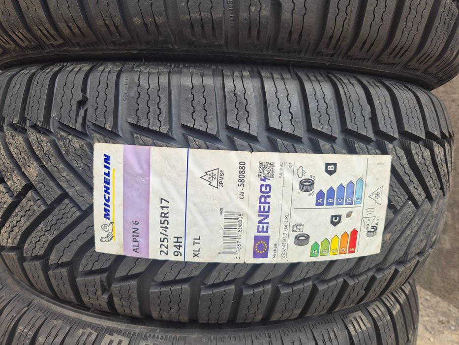 4 Anvelope M+S IARNA - 225/45/17 94H - Michelin PIlot Alpin 6 - NOU - DOT 2021 !