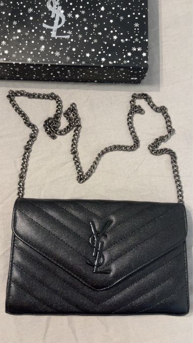 Saint Lauren ysl leather wallet