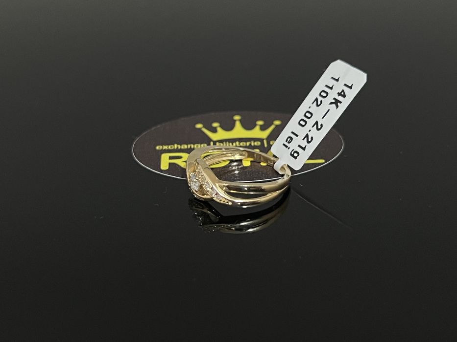 Bijuteria Royal CB : Inel dama aur nou 14k 2,21gr