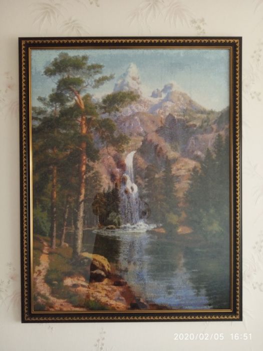 Продам картину вышивка крестиком