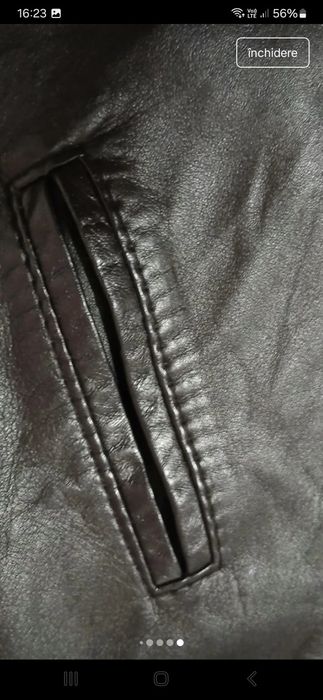 Veste din piele naturală,superbă și fără nici un defect ca nouă