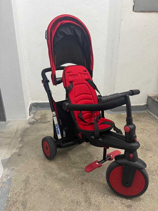Tricicleta pliabila Smart Trike 6 in 1 Rosu