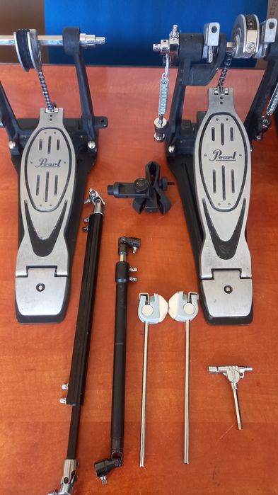 Set pedale Pearl 902 Double Bass Pedal