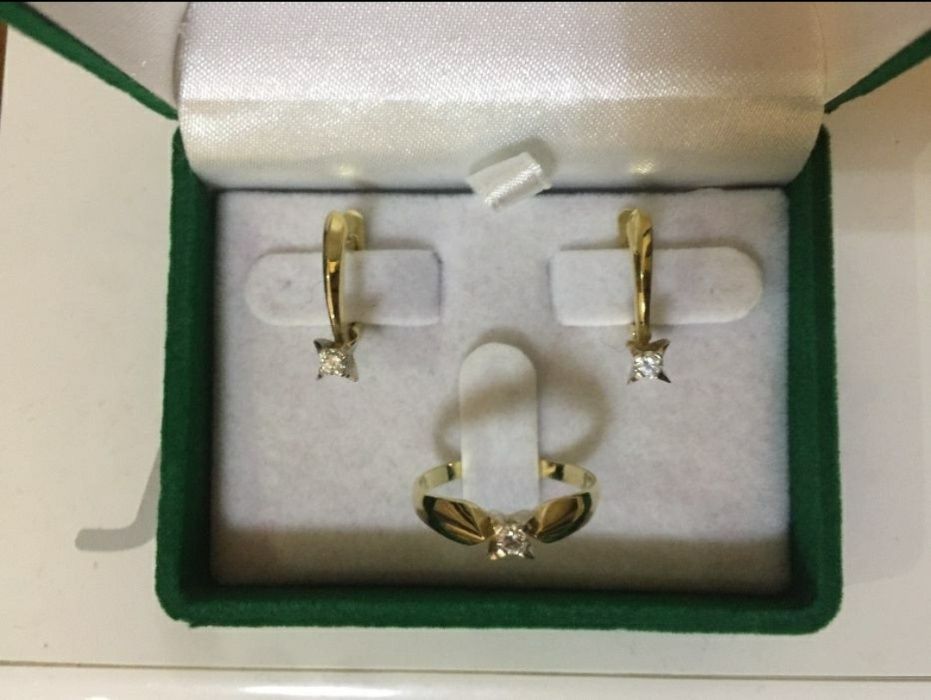 Золото, бриллиант, комплект