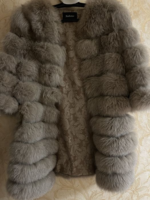 Шуба из меха песца