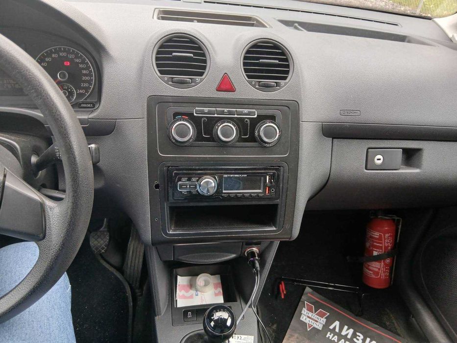 VW Caddy 1.6 TDI EURO 5 товарен, N1, 2 места, 2011 г.