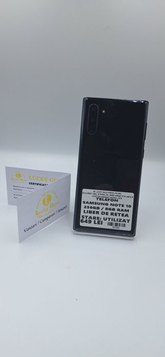 Samsung Note 10 256Gb 8Gb Garantie/Factura #53724