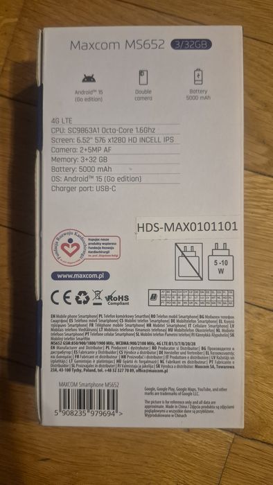 Smartphone Maxcom MS652