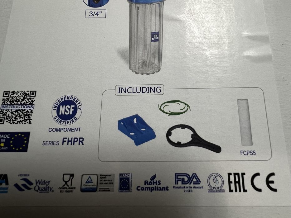 Филтър за вода 3/4 – Чисто нов комплект (10 бара)