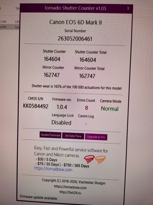 Canon 6D Mark 2 отличен