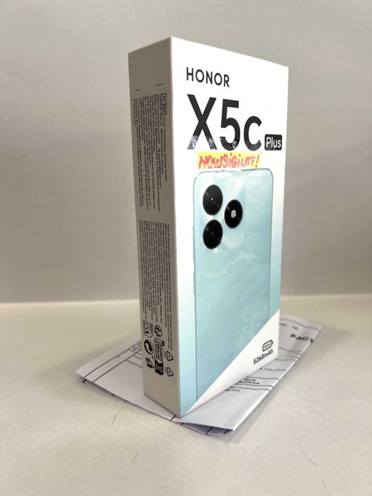Honor X5c Plus,128GB/4GB RAM, Midnight Black, garanție:2ANI, NOU/Sigilat!