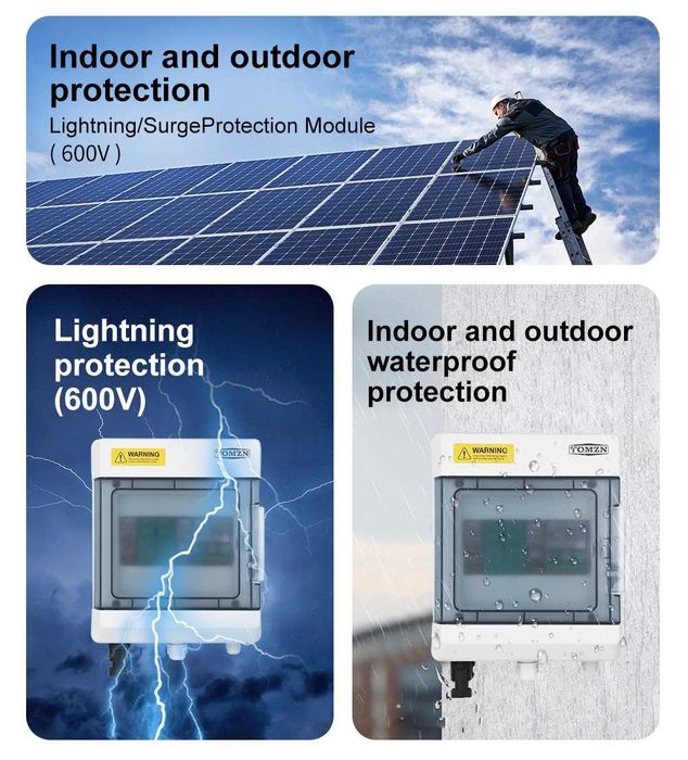 Комбинирано табло за фотоволтаик IP65 6P PV 600V / 1000V