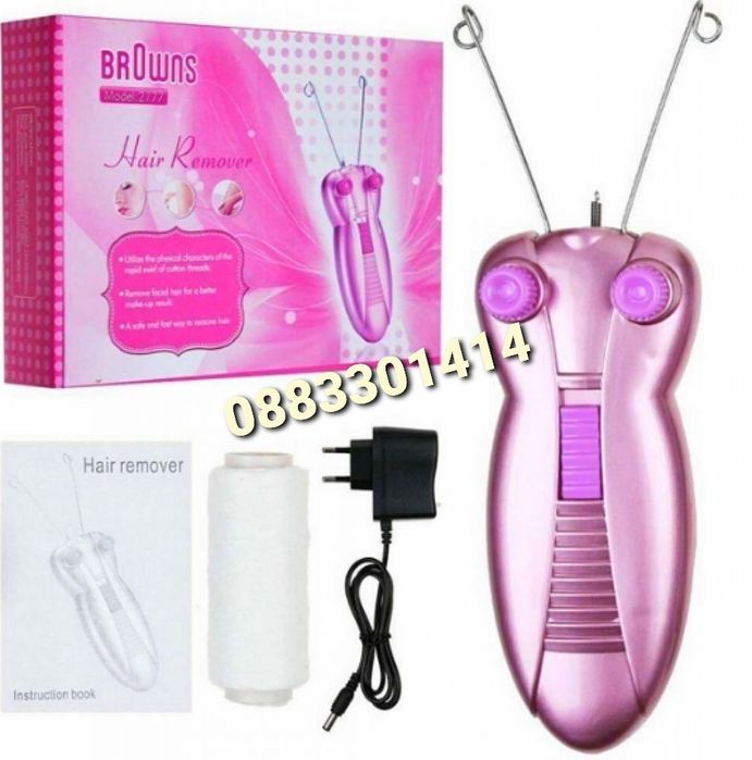 Уред за обезкосмяване с конец