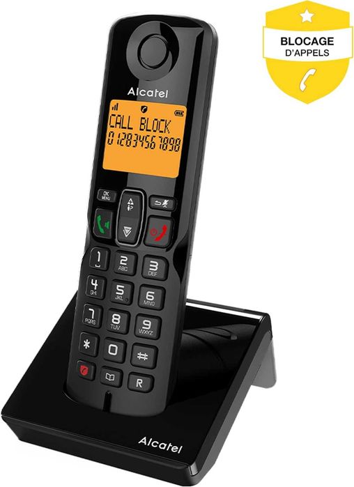 Telefon fix fără fir ALCATEL S280 - DECT - Design compact