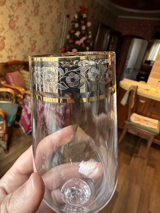 Фужеры богема 4 шт бу