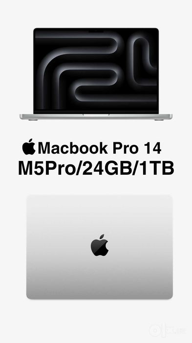 Macbook Pro 14 M5Pro/24GB/1TB/SILVER (15-CPU / 16-GPU)