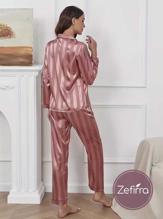 Елегантни сатенени пижами  Alina Zefirra, различни десени.