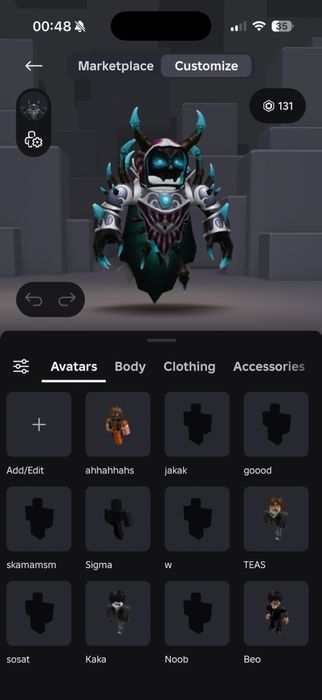 аккаунт роблокс с корблоксом