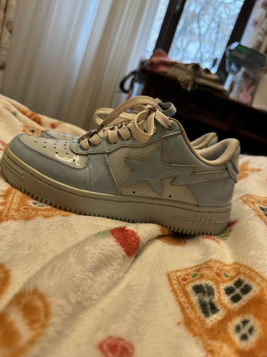 Bapesta Baby Blue Patent