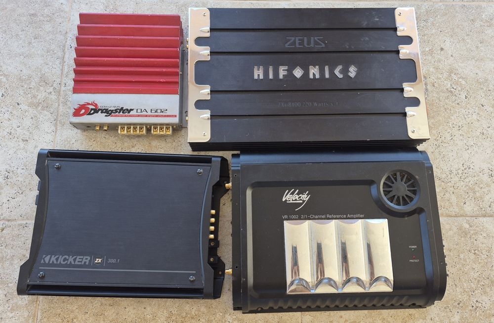 Orion Kicker Hifonics Dragster Velocity amplificator auto