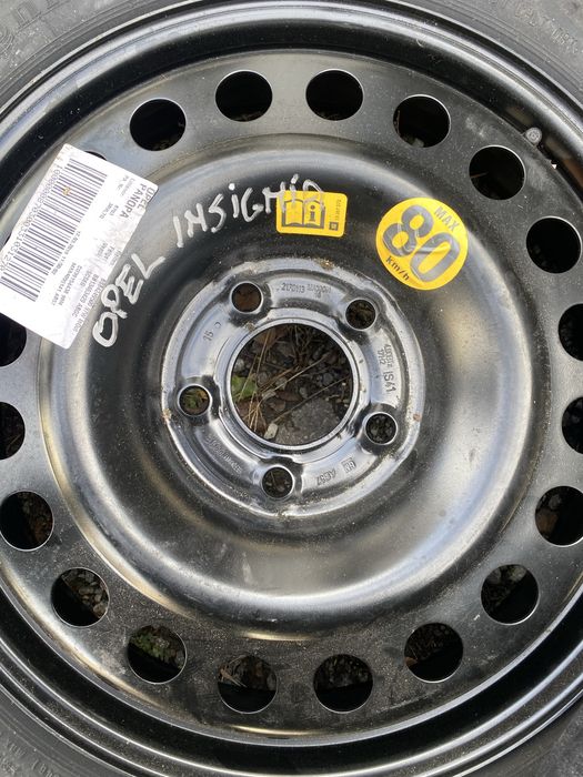 Roata rezerva slim Opel Insignia originala 125 70 17