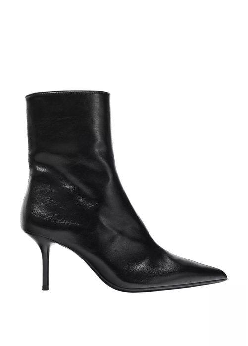 Zara дамски черни боти 37