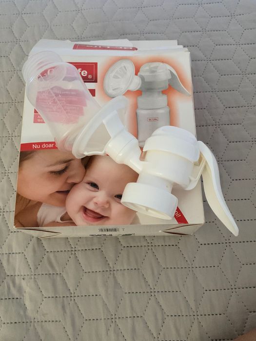 Patut de bebe si doua pompe de san