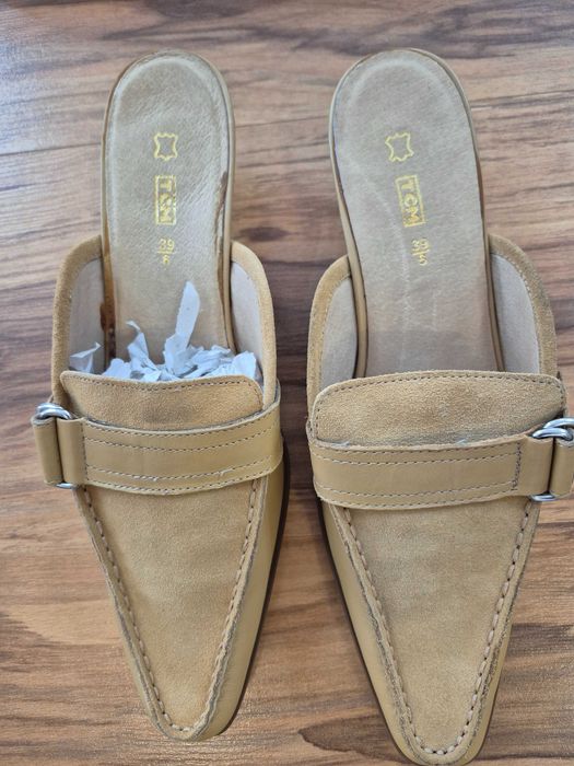Papuci de dama din piele intoarsa Tcm-marimea39 -5 lei transportul