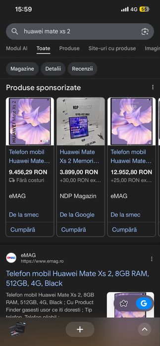 Telefon mobil Huawei Mate Xs 2, 8GB RAM, 512GB, 4G, White