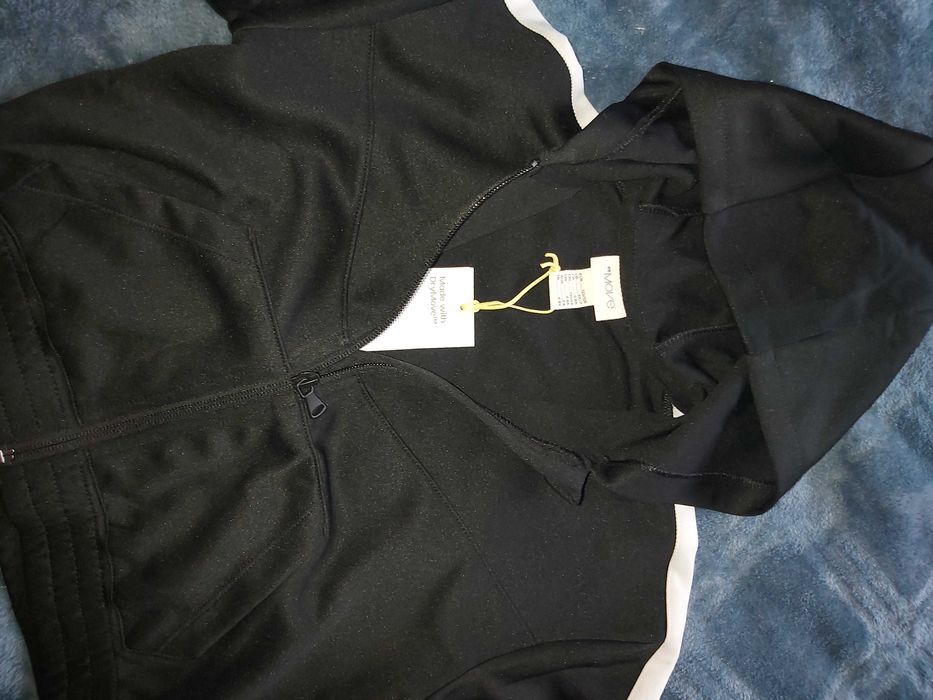 Bluza de trening neagra fetițe