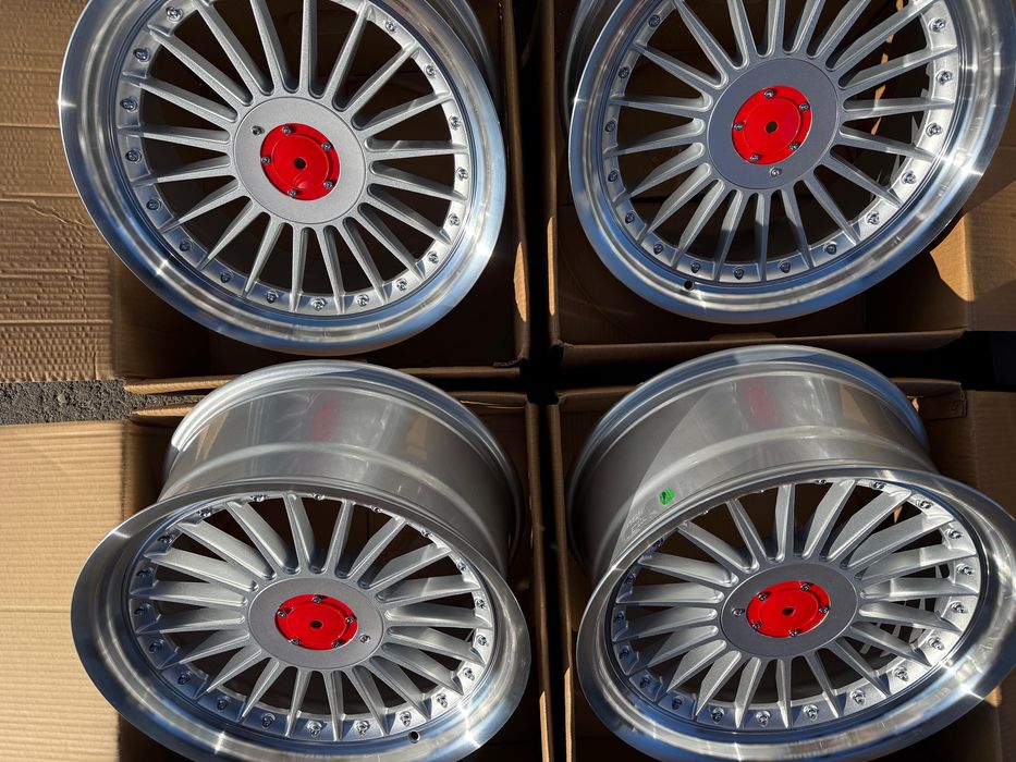 Jante aliaj noi BMW E60 E39 cu buza nichelata - 5x120 R18 8,5J ET20