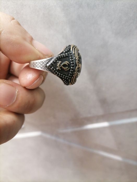 Перстень серебряный