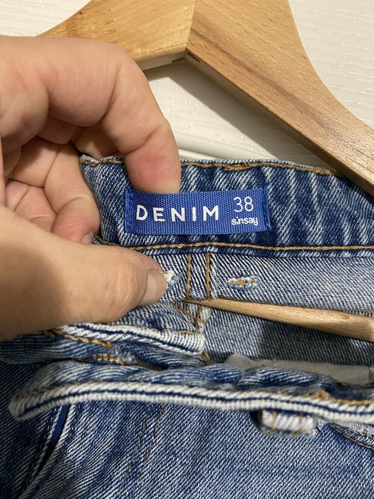 Fusta mini blugi, nou fara eticheta