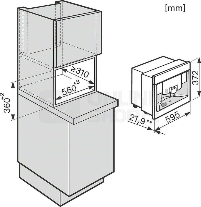 Miele Nespresso Кафемашина за вграждане Кафе автомат Миеле Кафе машина