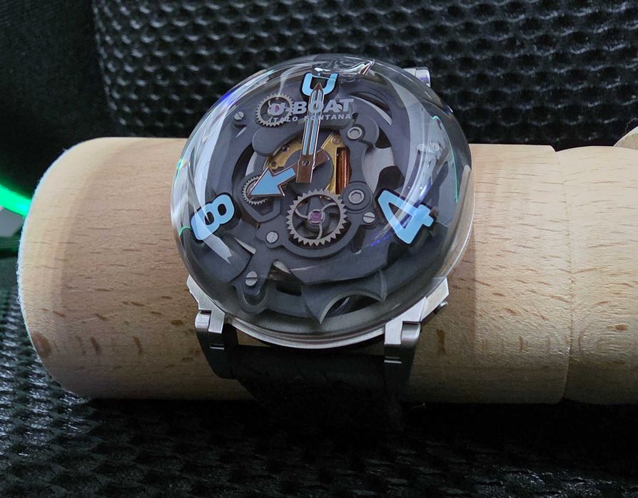 U-BOAT U-65 44mm SS TURQUOISE – Ref 3352 – NOU – Ceas în GARANȚIE
