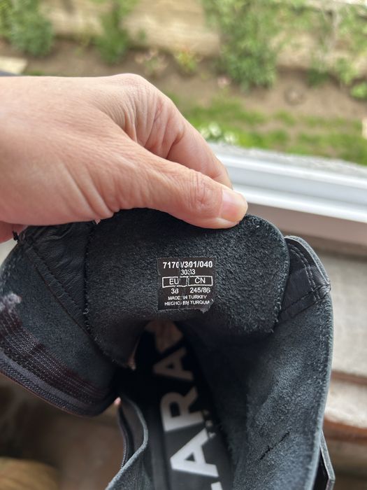 Боти естествена кожа Зара