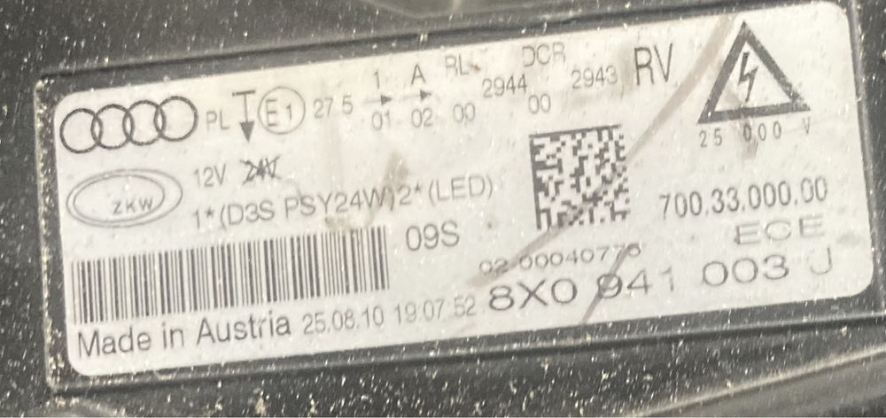 Audi A1 2010 година Led Ляв Фар