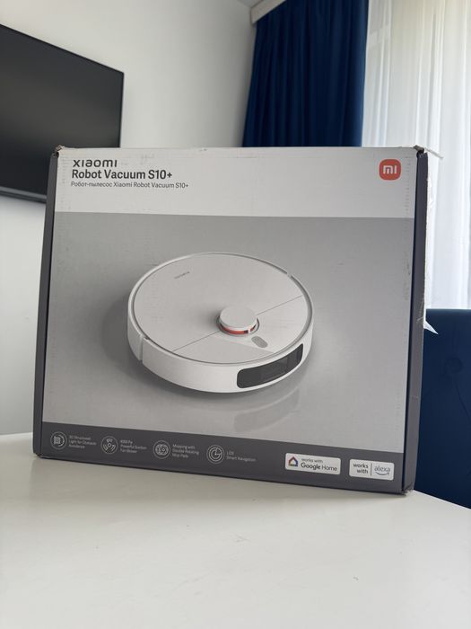 Robot de aspirare Xiaomi S10+, Wi-Fi, aspirare&spalare simultana - NOU
