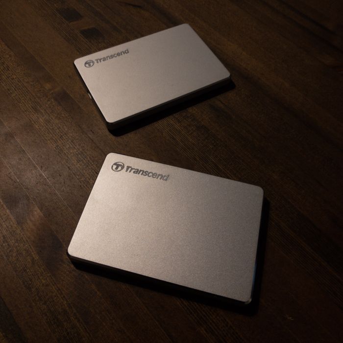 2 диска Transend 2+1 Tb