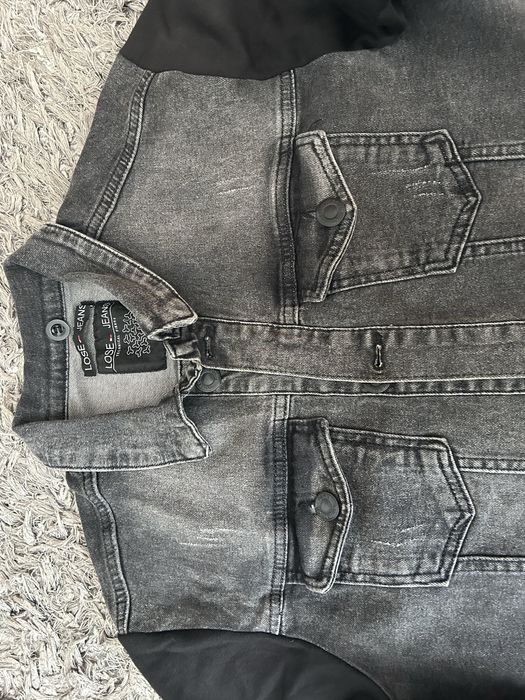 geaca de blug gri y2k