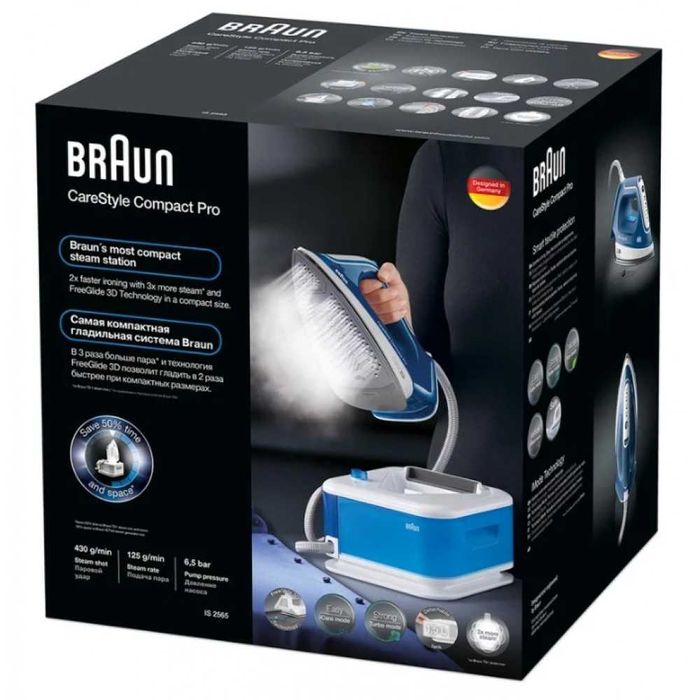 Парогенератор Braun CareStyle Compact Pro IS2565BL.Гарантия-2 года