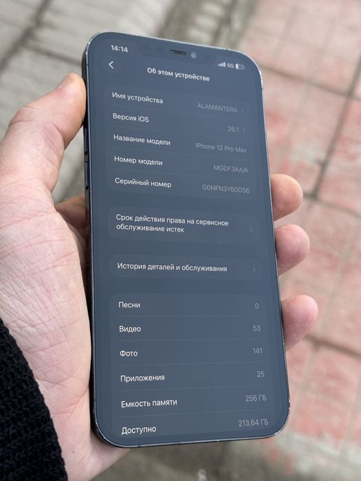 Iphone 12 pro max 256