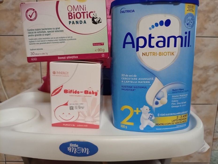 Lapte,omnibiotic și probiotic