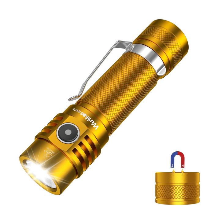 Wurkkos WK03 cu Nichia 519A 5000K - set
