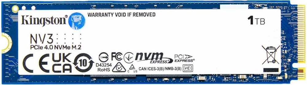 SSD NVME, Kingston NV3 6000/4000 мб/с