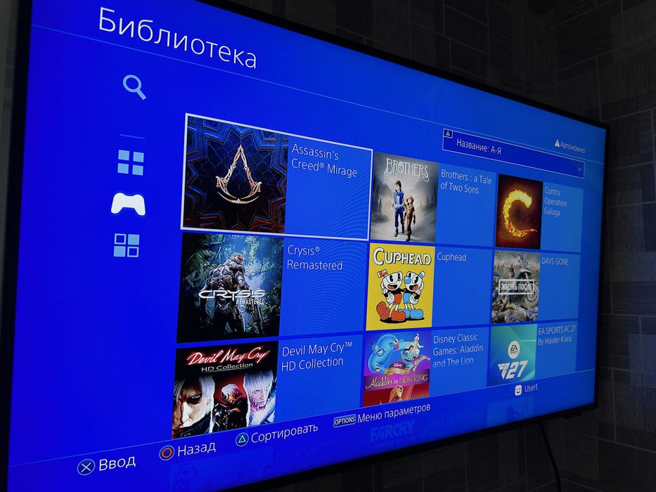 Продам прошитую PlayStation 4 Slim 1TB 46 игр | PS4 | пс4 слим Hen