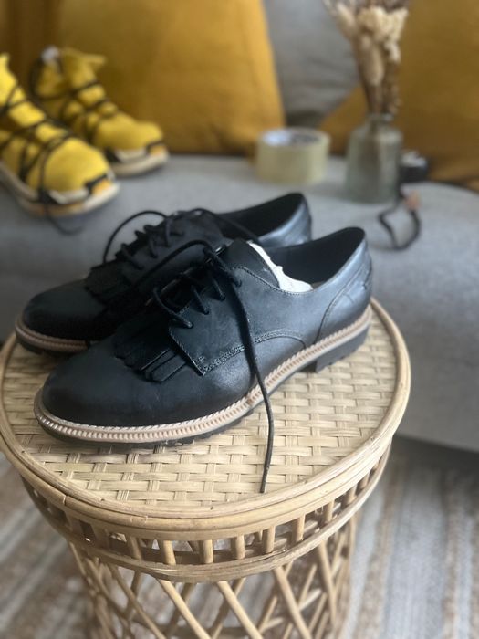 Pantofi mocasini Clarks 36 noi dama piele naturală