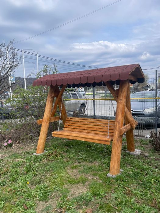 Mobilier rustic pentru exterior